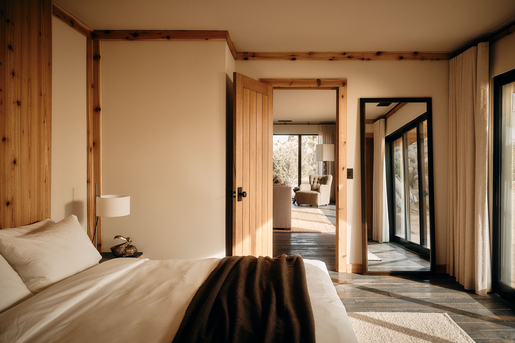 The second bedroom, morning light